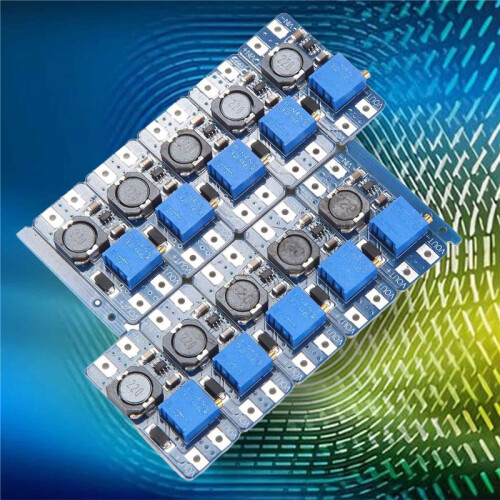 10Pcs - Boost Module 2A Boost Board Input 3V/5V to Boost 5V/9V/12V/24V Adjustable Multi-Function Convenient Module 2