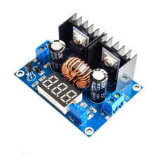 LED Voltmeter PWM Adjustable 4-38V To 1.25-36V Step-Down Board Module XL4016 8A 250W - Power Drop Module