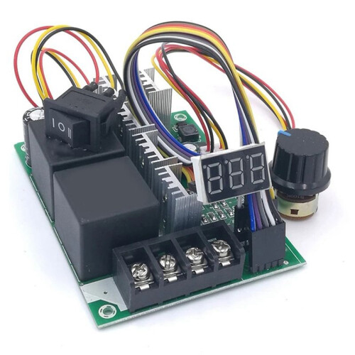 PWM  Motor Speed Controller  10 -55V Digital LED Display 0 - Adjustable Drive Module Input 40A 12V 24V 36V 48V 2