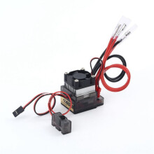 Esc Escovado ESC de Alta TensãO VersãO 7.2V-16V 320A Escova Bidirecional ESC com Ventilador de Resfriamento de Freio para de Buggy de CaminhãO