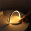Round Touch Small Desk Lamp Multi-Function Wireless Charger Mobile Phone Holder White 4