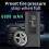 6000MAh Car Air Pump Wireless Portable Multi-Function Car Air Pump LCD Digital Display  Charging Treasure 5