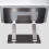 Computer Bracket Notebook Bracket Foldable Metal Heightened Heat Dissipation Bracket Conforms to Ergonomics (Space Gray) 4