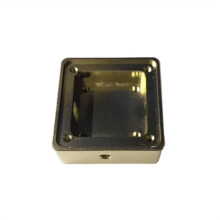 BoîTier Blindé en Alliage D'Aluminium 19 X 19 X 5,5 Mm, BoîTier RF Portable Multifonctionnel à Oxydation Conductrice DoréE