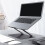 Computer Bracket Notebook Bracket Foldable Metal Heightened Heat Dissipation Bracket Conforms to Ergonomics (Space Gray) 6