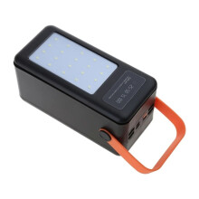 Dual USB 28X18650 Case Mobile Phone Fast Storage DIY (Standard Edition Black)