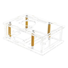 Für Raspberry Pi 5 AcrylgehäUse Transparente Schale SchutzhüLle für Pi 5