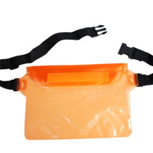 Orange Mobile Phone Waterproof Bag Crossbody Swimming Waterproof Outdoor Drifting Seal