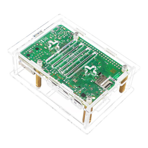 For Raspberry Pi 5 Acrylic Case Transparent Shell Protective Case for Pi 5 2
