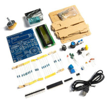 Medidor de Capacitancia e Inductancia MedicióN de Frecuencia Kit ElectróNico DIY 51 Probador MonolíTico Kit de Soldadura de Placa de Circuito