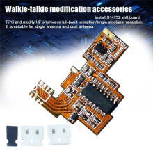 Modificación FPC del Módulo de Placa SI4732+Chip de 2M para Solución de Antena Dual/Recepción de Banda Completa de Onda Corta Quansheng K5 K6