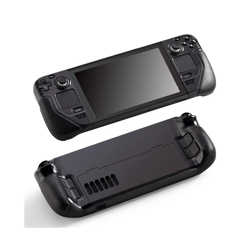 Protective Case For Steam Deck Cowhide Full Wrap Host Protective Grip Non-Slip Cover Hard Shell Bracket I 4852693514335