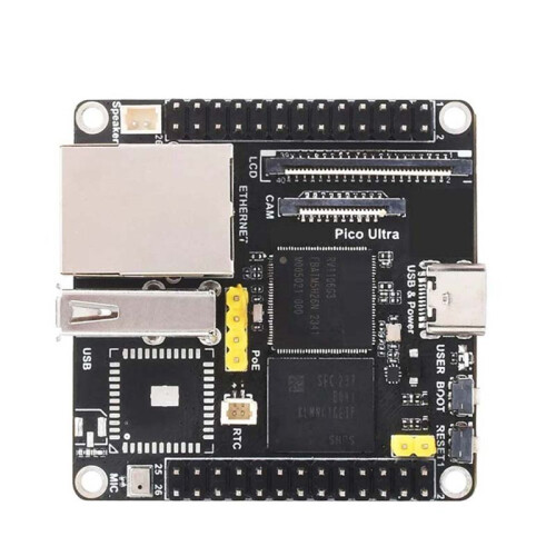 För Luckfox  Ultra Development Board RV1106 RISC-V Linux 8GB EMMC Stöder PoE Ethernet-Strömförsörjning