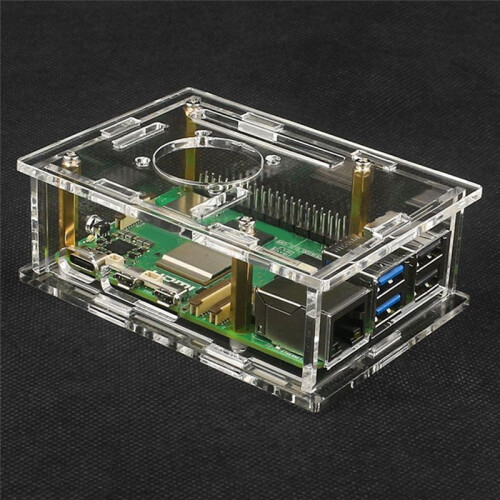Pour Raspberry Pi 5, éTui en Acrylique, Coque Transparente, éTui de Protection pour Pi 5 2