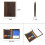 Notebook Combination Protective Cover Folder File Book Cover Business Stationery Contract Document Storage Box,A5 5