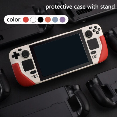 Protective Case for  Cowhide Full Wrap Host Protective Grip Non-Slip Cover Hard Shell Bracket A