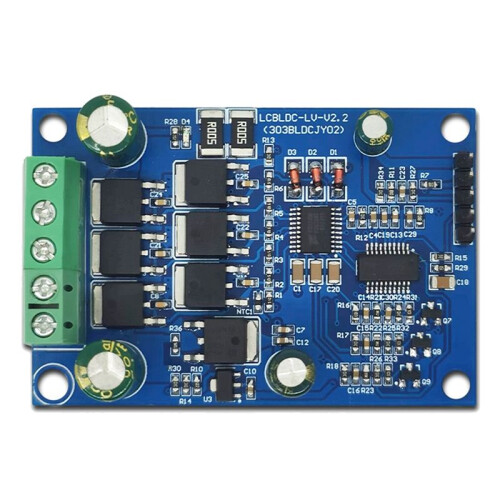 Motor Driver Board Module JY02  Brushless Hall Motor Driver Board SPWM Driving Mode 12-37V Input Module