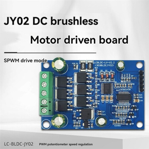 Motor Driver Board Module JY02  Brushless Hall Motor Driver Board SPWM Driving Mode 12-37V Input Module