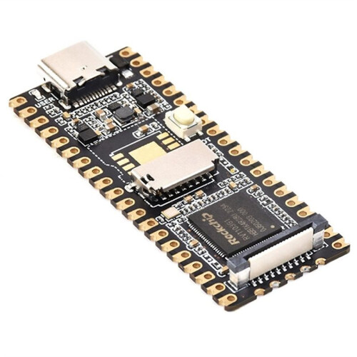 Para la Placa de Microdesarrollo Linux LuckFox  RV1103, Integra Procesadores ARM Cortex-A7/RISC-V MCU/NPU/ISP 64 MB DDR2 2
