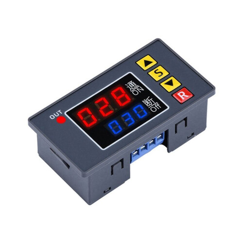 T3231 Programmable  Controller  12V 240W Dual LED Display Digital Relay  Delay