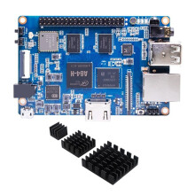Dla Banana Pi BPI-M64 Development Board&Heat Sink A64 2GB DDR3 8G EMMC 1000Mbps WiFi&BT Support dla Linux dla Raspberry Pi