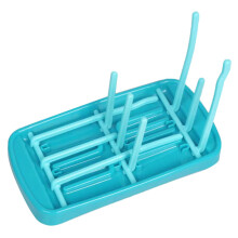 Foldable Bottle Drying Rack with Detachable Tray for Countertop Cups Mugs and Kitchen Storage