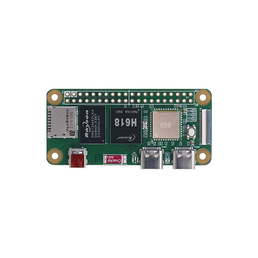 For Walnutpi Zerow Development Board Allwinner H618 2.4G /5G Wifi 5.0 4K Motherboard With Antenna 2G Green 6031820798444