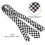 Mens Black White Plaid Checkered Necktie Neck Tie 7