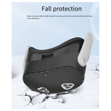 Hjälmskydd för Meta Quest3s Host Set Anti-Fall, Anti-Wear & Anti-Scratch Special Silikon Host Protective Cover B