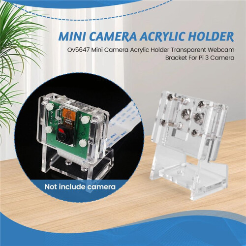 Ov5647  Camera Acrylic Holder Transparent Webcam Bracket For Raspberry Pi 3 Camera 2