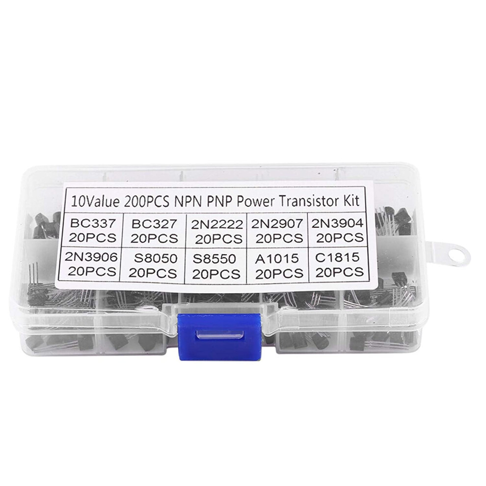 200Pcs Bc337 To C1815 Transistor Kit Silicon Transistors Npn To-92 Pnp 4712489070998