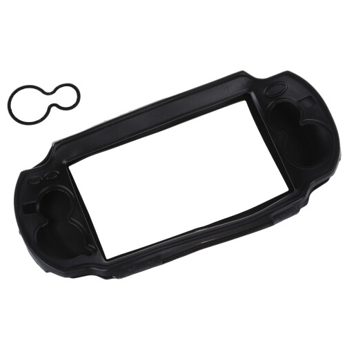 NEW Black Silicone Skin Protector Cover Case Shell for  PS Vita PSV 2