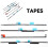 LCD Adhesive Strips Tape Opening Tools Kit Opening Wheel for  A1419 6