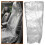 100x Car Disposable Plastic Soft  Cover Waterproof For 4