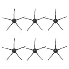 Seiten BüRste für S7 S7 Max S7 Maxv T7S T7S S6 S5 MAX S50 S55 E35 E2 Roboter Vakuum Staubsauger Teile Schwarz