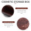 Retro PU Leather Cosmetic Storage Box Remote Control Phone Holder Table Organizer for Home Office Storage Case 6
