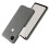 Phone Shell Cloth Pattern Leather Case  Pixel Anti Drop Protective Cover Suitable for  Pixel 4A(Gray) 3
