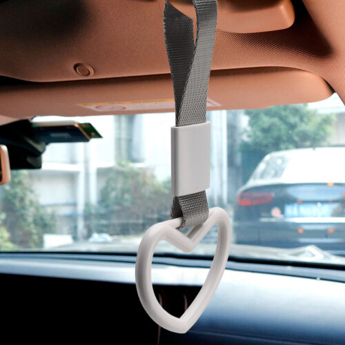 Tsurikawa Ring Heart JDM Train Bus Handle Hand Strap Drift Charm Strap Drift Car Styling 2