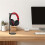 Curved Headphone Stand Rack Sturdy Metal Gaming Headset Earphone Holder Hanger with Solid Base for Table Desk Display,A 4