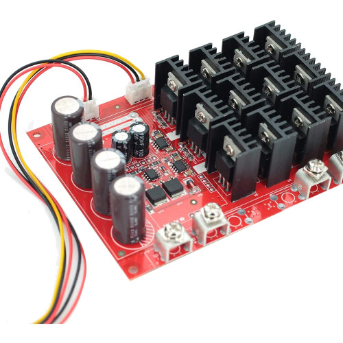 Motor Controller,PWM  Motor Speed Controller 10-50V 60A High Power HHO RC Driver PWM Controller Module 2