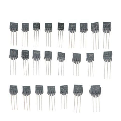 840st/Set 24Values TO-92 Transistor BC547 BC327 BC337 2N2222 3904 PNP/NPN Transistor Set Electronics Sortiment Kit 1