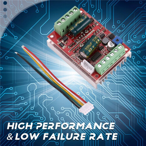 DC6-60V 400W BLDC Three Phase  Brushless Motor Controller PWM Hall Motor Control Driver Board 12V 24V 48V 2