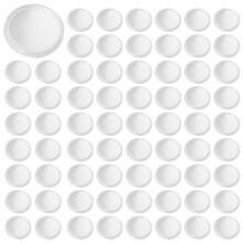 BoîTes à PièCes Transparentes 100Pcs 1Oz 40mm Capsules Etuis PièCes ComméMoratives