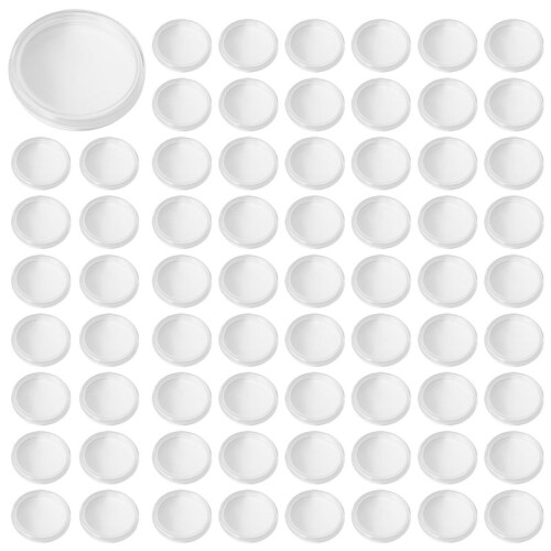 Transparent Coin Boxes 100Pcs 1Oz 40mm Capsules Cases Commemorative Coins