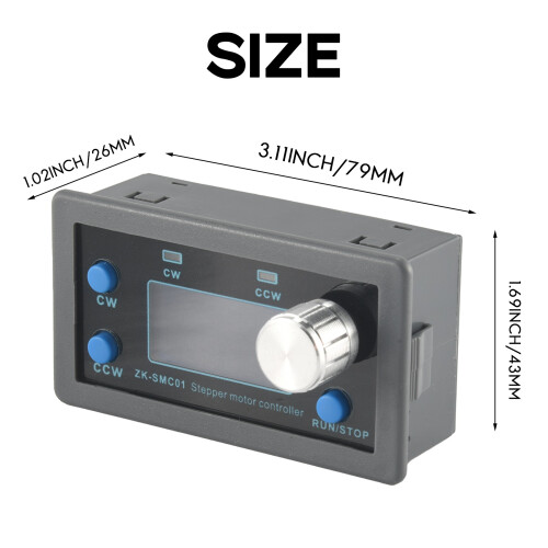 42 57 Stepper Motor Controller Positive Reverse Angle Pulse Speed Control Board Programmable PLC Serial Communication 1