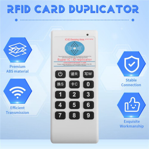 Handheld RFID Copier Reader Writer Duplicator 125KHz 13.56MHz Frequency ID IC Card Programmer 1