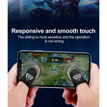 10PCS Gaming Finger Superconducting Electric Fibre 28 Knitted Sleeve Breathable Fingertips for PUBG Mobile Games