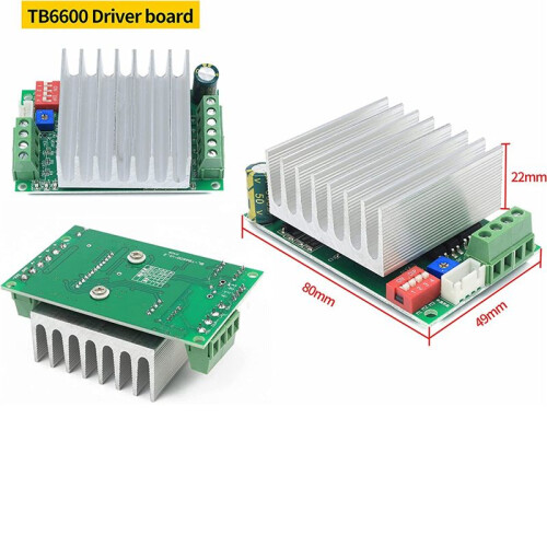 TB6600 4.5A Stepper Motor Driver Board Controller Replace TB6560 Engraving Machine Single Axis Controller  10-45V 2