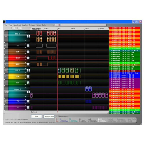 USB Logic Analyzer Single Chip Microcomputer Suitable for ARM FPGA Debugging Tool 24M Sampling 8 Channels 2