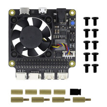 X735 V3.0 Power Management Expansion Board for RaspberryPi 4B X825 NAS 2.5-Inch Hard Disk SSD Power Expansion Board